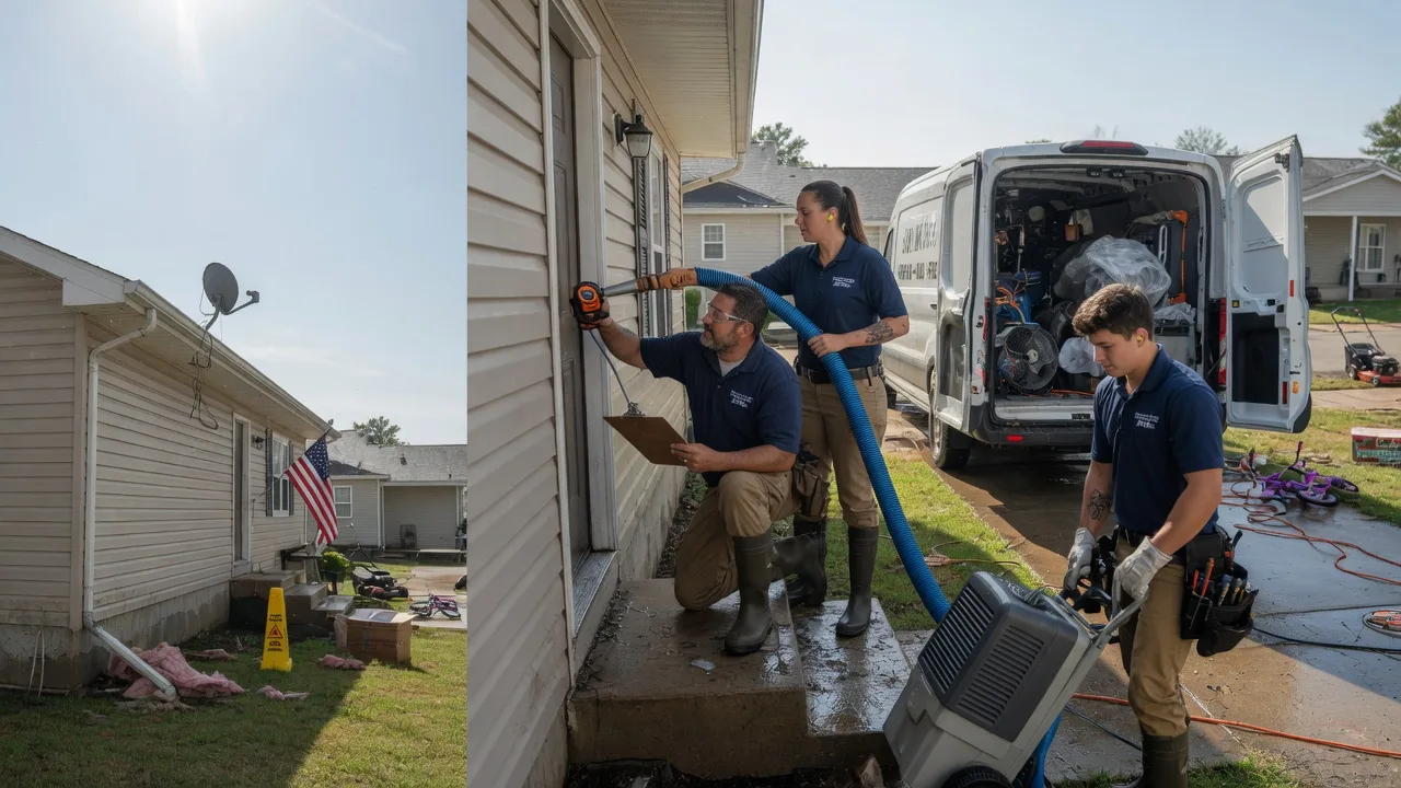 Ceiling Water Damage Restoration in Wadsworth, OH near me